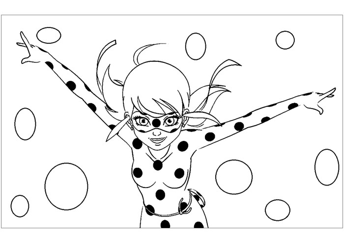 Miraculous ladybug coloring book