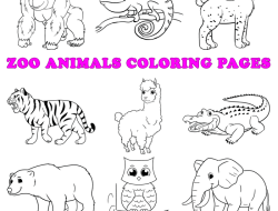 Coloring Book Animals Printable Fun for Kids