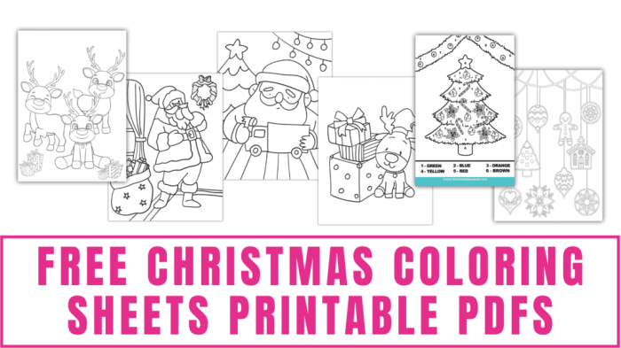 Christmas coloring books free